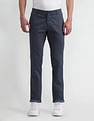 Arrow Sport Slim Fit Solid Trousers