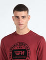 Flying Machine Brand Print Cotton Sweatshirt