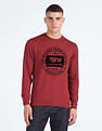 Flying Machine Brand Print Cotton Sweatshirt