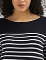 Tommy Hilfiger Boat Neck Horizontal Stripe Sweater