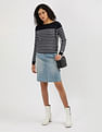 Tommy Hilfiger Boat Neck Horizontal Stripe Sweater