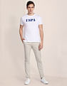 U.S. Polo Assn. Austin Trim Fit Textured Casual Trousers