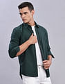 Tommy Hilfiger Striped Regular Fit Plain Woven Shirt
