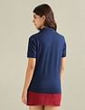 U.S. Polo Assn. Women Cotton Stretch Boxy Polo Shirt