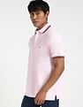 Tommy Hilfiger Solid Regular-Fit Cotton Polo Shirt