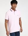 Tommy Hilfiger Solid Regular-Fit Cotton Polo Shirt