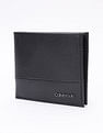 Calvin Klein Textured Black Leather Card Holder Wallet