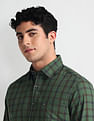 Arrow Sports Tartan Check Twill Shirt