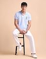 U.S. Polo Assn. Horizontal Striped Slim Fit Polo Shirt