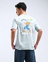 Flying Machine Graphic Print Relaxed Kidult T-Shirt