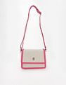 Tommy Hilfiger Solid Pink Polyester Sling Bags