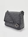 Tommy Hilfiger Printed Blue Polyester Sling Bags