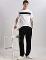 Calvin Klein Jeans Slim-Fit Solid Mid Rise Trousers