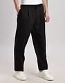 Calvin Klein Jeans Slim-Fit Solid Mid Rise Trousers