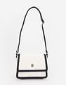 Tommy Hilfiger Solid Blue Pu Sling Bag
