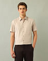 Arrow Newyork Solid Satin Shirt
