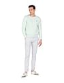 Arrow Sports Solid Crew Neck Sweat Shirt