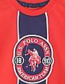 U.S. Polo Assn. Kids Boys Crew Neck Brand Print T-Shirt