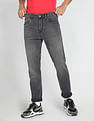 Flying Machine Slash Slim Tapered Fit Rinsed Jeans