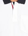 AD by Arvind Cotton Solid Polo Shirt