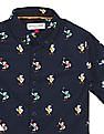 U.S. Polo Assn. Kids Boys Button Down Collar Printed Shirt