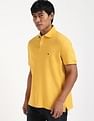 Tommy Hilfiger Solid Regular-Fit Cotton Polo Shirt