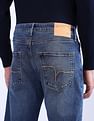 Flying Machine Slash Slim Tapered Stone Wash Jeans