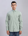 Tommy Hilfiger Solid Regular Fit Plain Woven Shirt