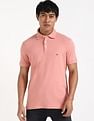 Tommy Hilfiger Solid Slim-Fit Cotton Polo Shirt