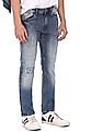 Flying Machine Distressed Michael Slim Tapered Fit Jeans