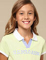 U.S. Polo Assn. Kids Girls Solid Skater Dress