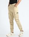 Flying Machine Mid Rise Slim Fit Cargo Pants