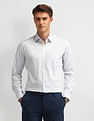 Arrow Italian Elegance Geometric Slim Fit Shirt