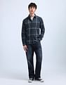 Flying Machine Grid Tattersall Checked Twill Shirt