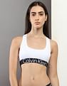 Calvin Klein Underwear Medium Support Logo Under Band Sports Bra