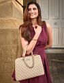 U.S. Polo Assn. Zoe Monogram Satchel Bag