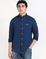 Tommy Hilfiger Solid Regular Fit Twill Woven Shirt