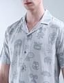 Flying Machine All Over Printed Digitopia Shirt