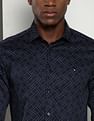 Tommy Hilfiger Monogram Print Slim Fit Shirt