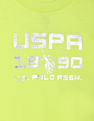 U.S. Polo Assn. Kids Boys Foil Print Crew Neck T-Shirt