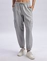 Calvin Klein Jeans Regular-Fit Heathered Mid Rise Joggers