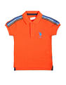 U.S. Polo Assn. Kids Brand Tape Popcorn Polo Shirt