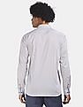Arrow Newyork Spread Collar Slim Fit Solid Shirt