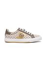 U.S. Polo Assn. Women Monogram Canvas Lace Up Charlotte Sneakers