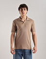 Calvin Klein Jeans Solid Slim Fit Cotton Polo Shirt