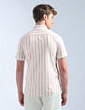 Flying Machine Vertical Striped Slim Fit Shirt