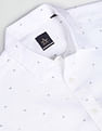 Arrow Sports Brand Print Twill Casual Shirt