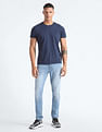 Flying Machine Stone Wash Mid Rise Jeans