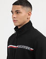 Tommy Hilfiger Chest Stripe Zip Through Sweatshirt