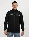 Tommy Hilfiger Chest Stripe Zip Through Sweatshirt